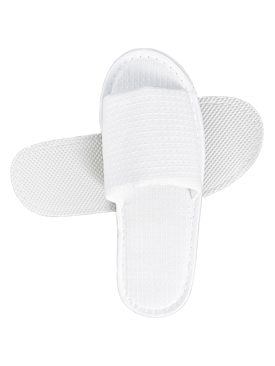 Papuci Hotelieri Waffle  material frotir - Tip Deschis  4mm  calitate excelenta